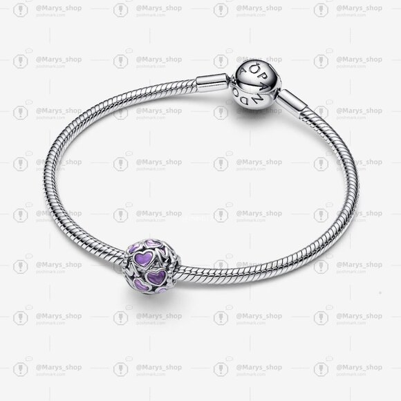Pandora Openwork Hearts Mum Charm - Picture 3 of 6